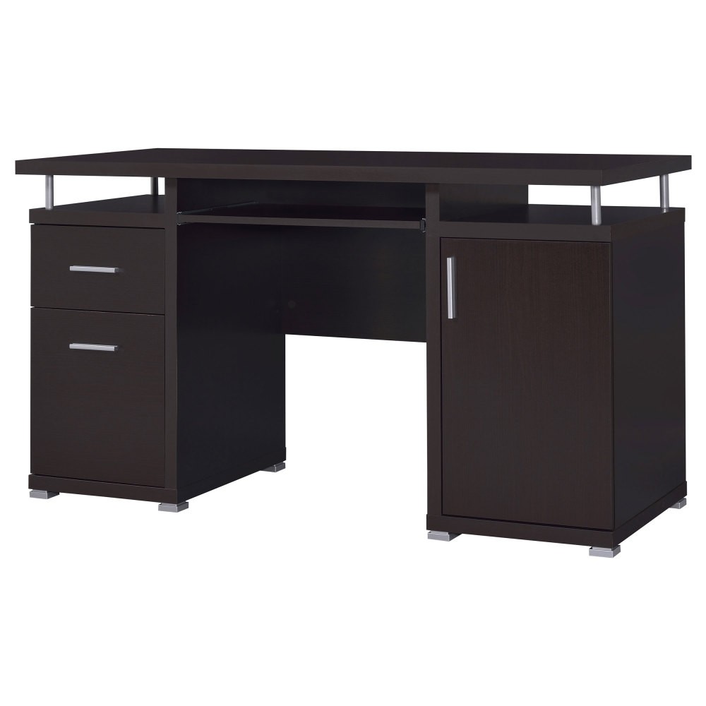 Classic Office Desk w/ 2 Drawers-Compact Computer Desk,Ample Storage & Workspace