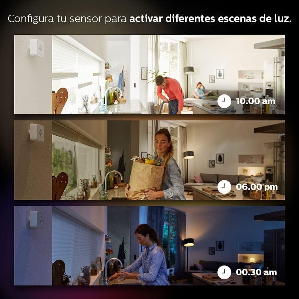 Philips Hue Motion Sensor - Wireless Battery Powered Smart Home Lighting Control