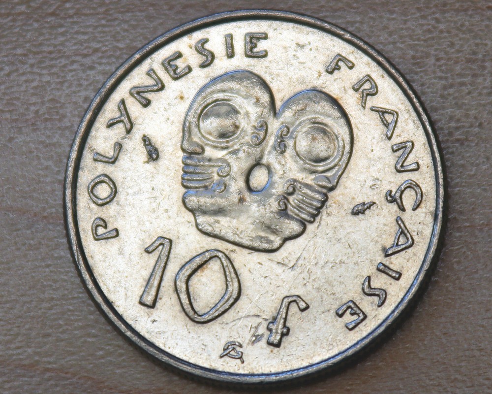 1993 French Polynesia 10 Francs