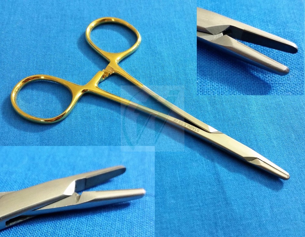 T/C Professional GRADE WEBSTER NEEDLE HOLDER DRIVER 5" SMOOTH PLAIN JAWS