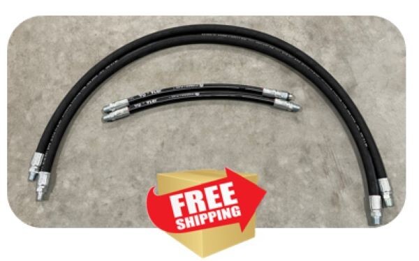 Boss RT3 Power V Blade Hose Kit 7'6/8'2/9'2 BLADES Snowplow *FREE SHIPPING*
