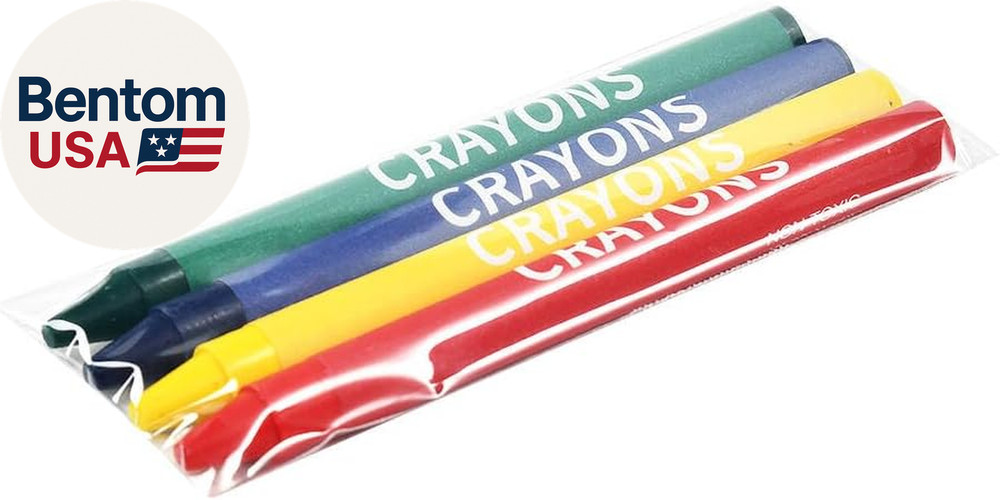 Crayons Bulk Pack, Regular Size, 4 Colors, 400 Packs, 1600 Count