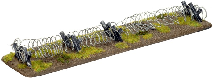 Battlefront BB132 Barbed Wire Obstacles (4) Gaming Terrain
