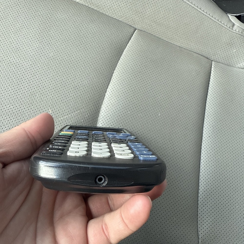 Texas Instruments TI-83 Plus Graphing Calculator With Cover - Tested Working