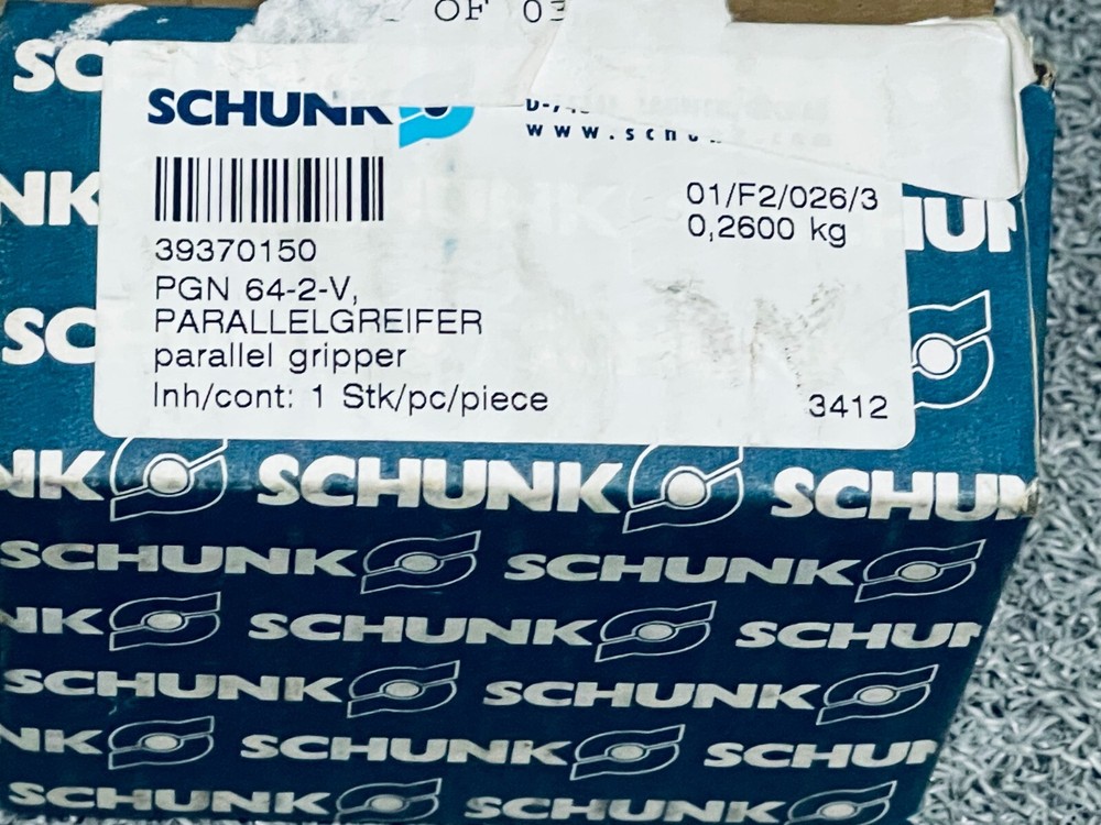Schunk PGN 64-2-V Pneumatic Robot Parallel Gripper 64/2V