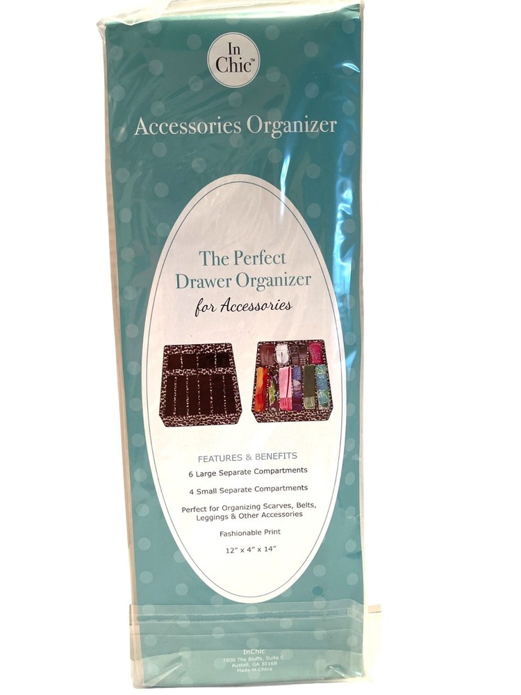 Perfect Drawer Accessory Organizer Storage Sections Compartments Leopard Print