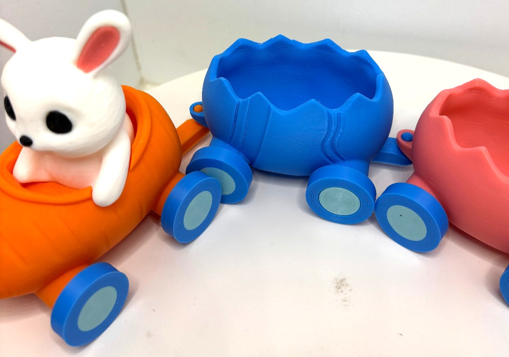Hop Aboard the Easter Egg Express 3d printed