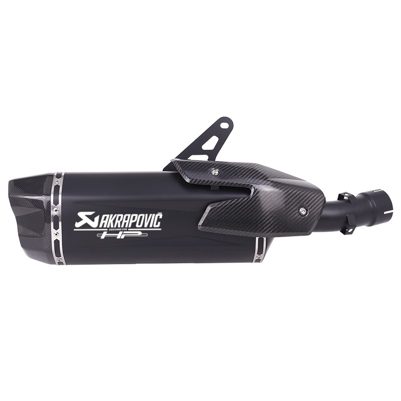 Slip On For BMW R1250GS Adventure 2019-2023 Exhaust Black Muffler Tail Pipe 65mm