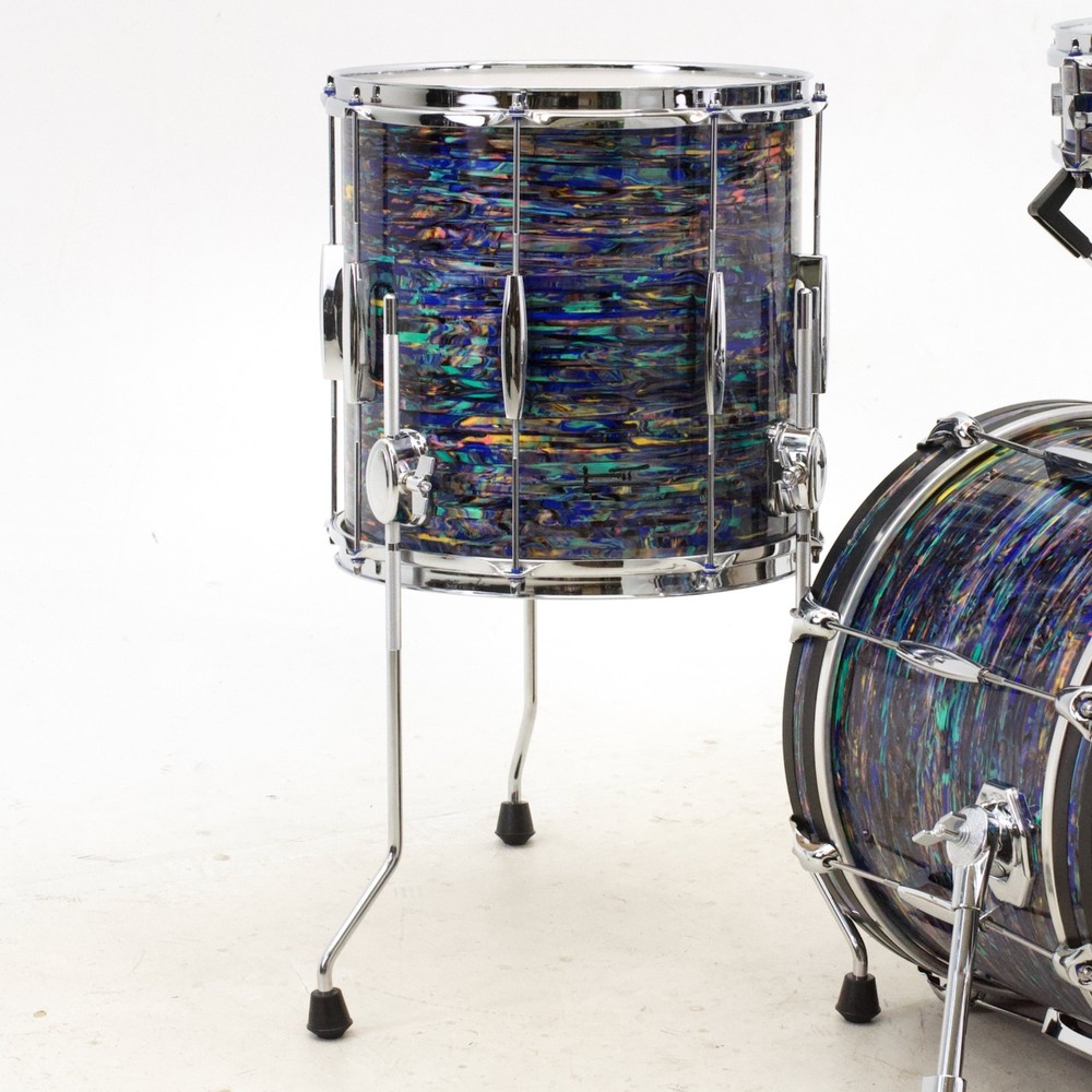 TreeHouse Custom Drums 4-piece Plied Maple Drumset "Rainbow Busker"