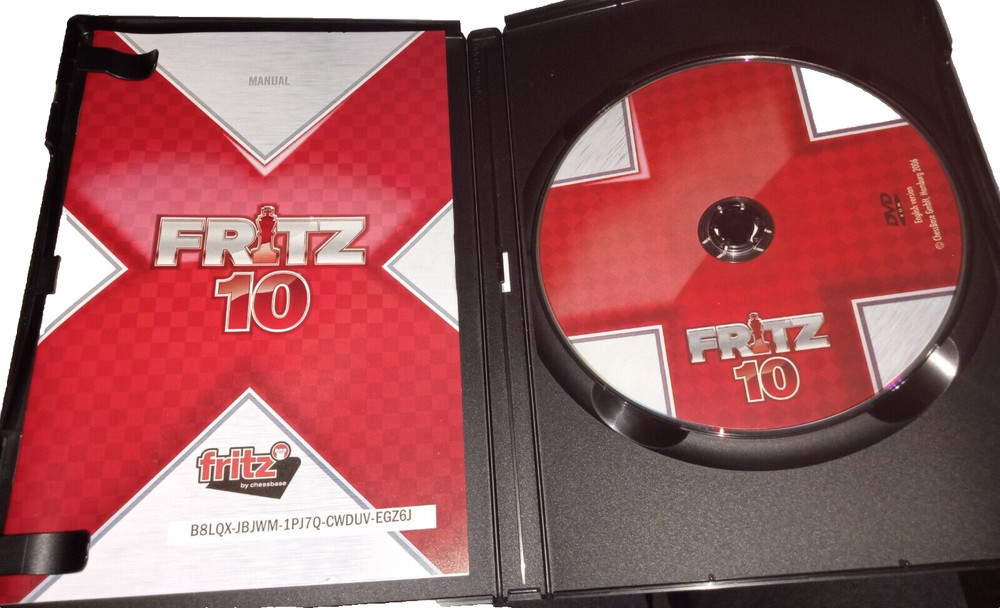 ♟️ Chess Base FRITZ 10 Chessbase Computer World Champion DVD Software ♟️
