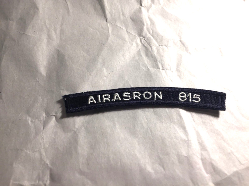 Airasron 815 -US Navy Ship Tab (sew on patch)