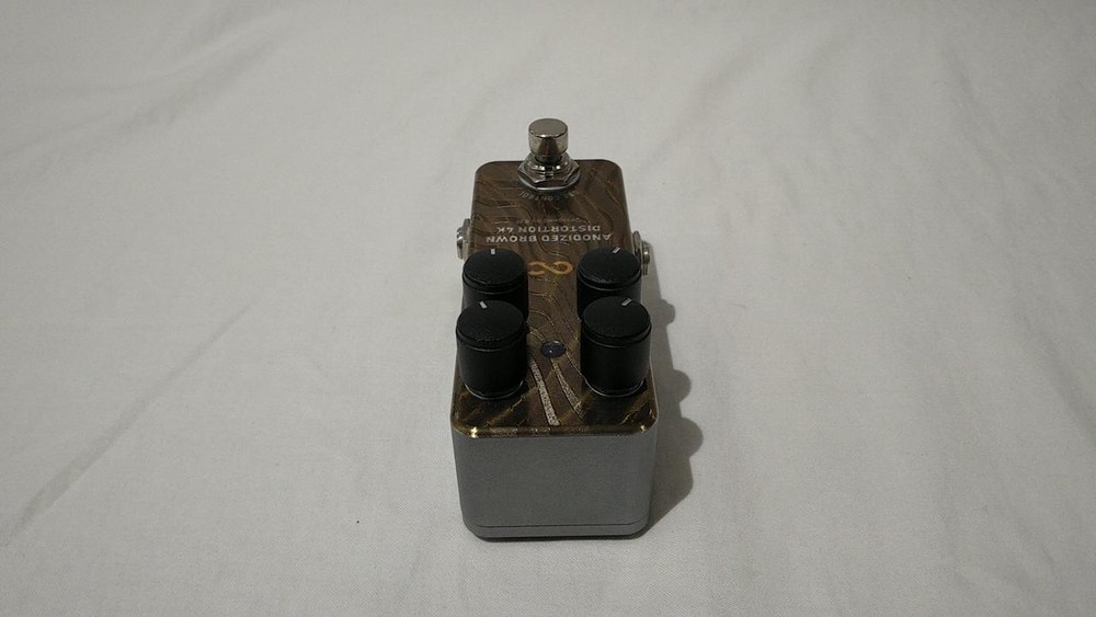 ONE CONTROL ANODIZED BROWN DISTORTION 4K EFFECTOR 395056