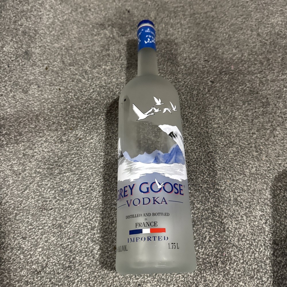 Grey Goose Vodka empty bottles for display x 7