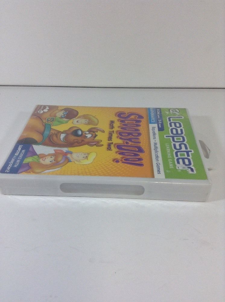NEW Leepfrog Leapster Learning Game, Scooby-Doo Math Times Two, Ages 5-8