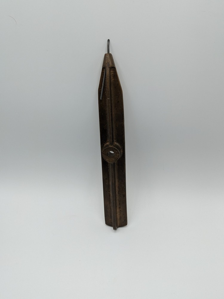 Vintage Bronze Surface Gauge – Patternmaker/Machinist Height Scriber Tool