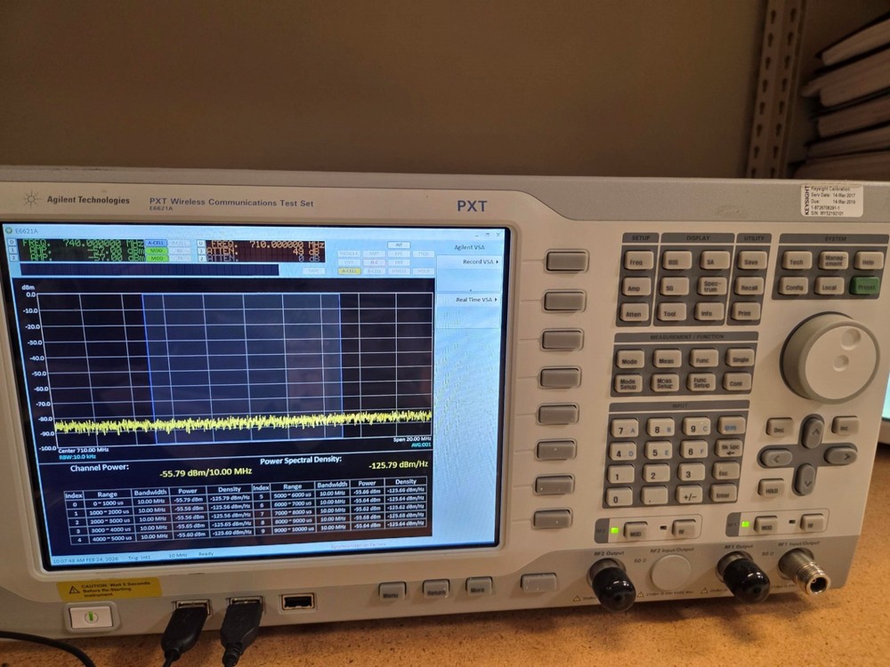 Agilent Technologies E6621A PXT Wireless Communications Test Set