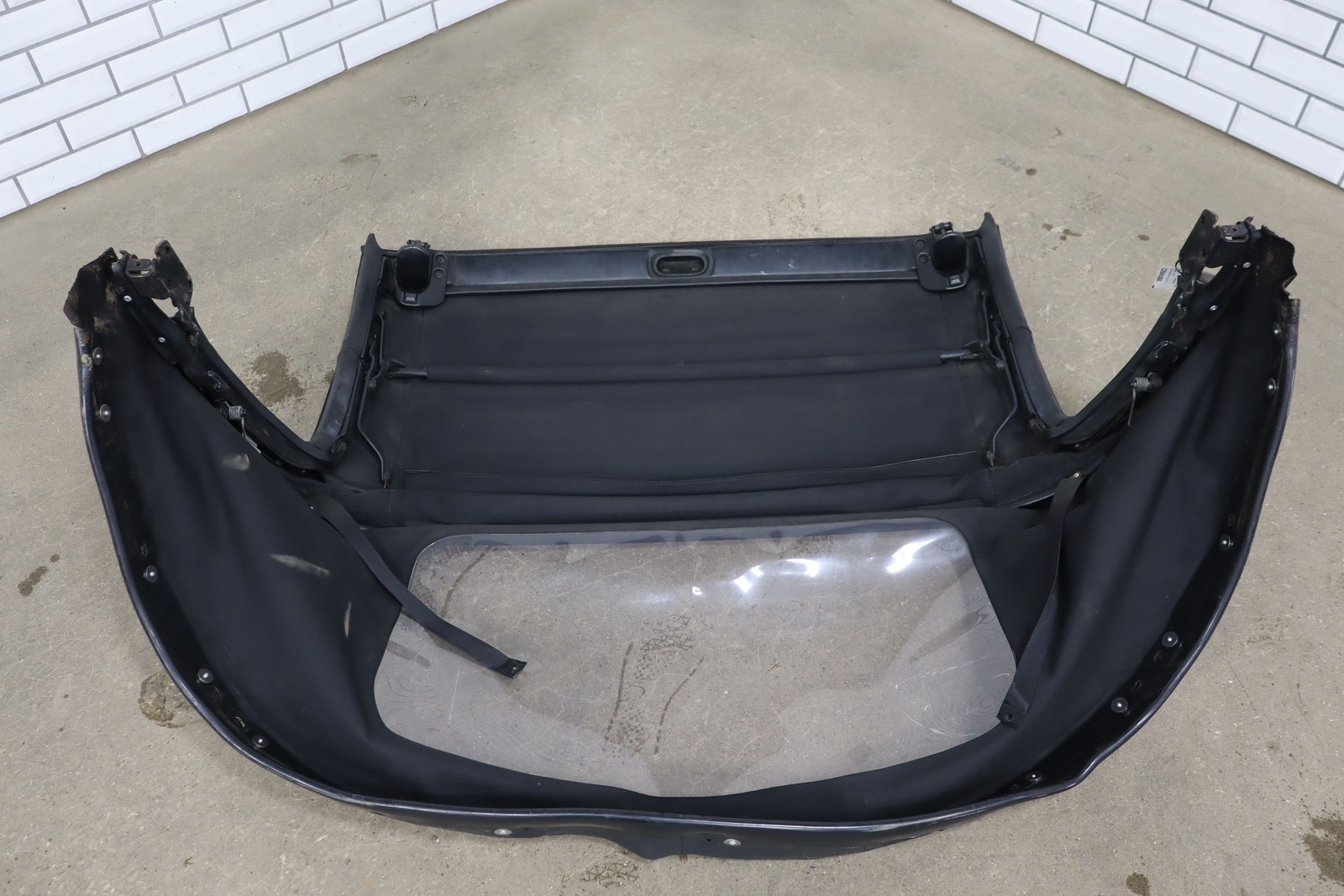 99-05 Mazda Miata NB Black Soft Top Convertible Roof W/Frame & Plastic Window