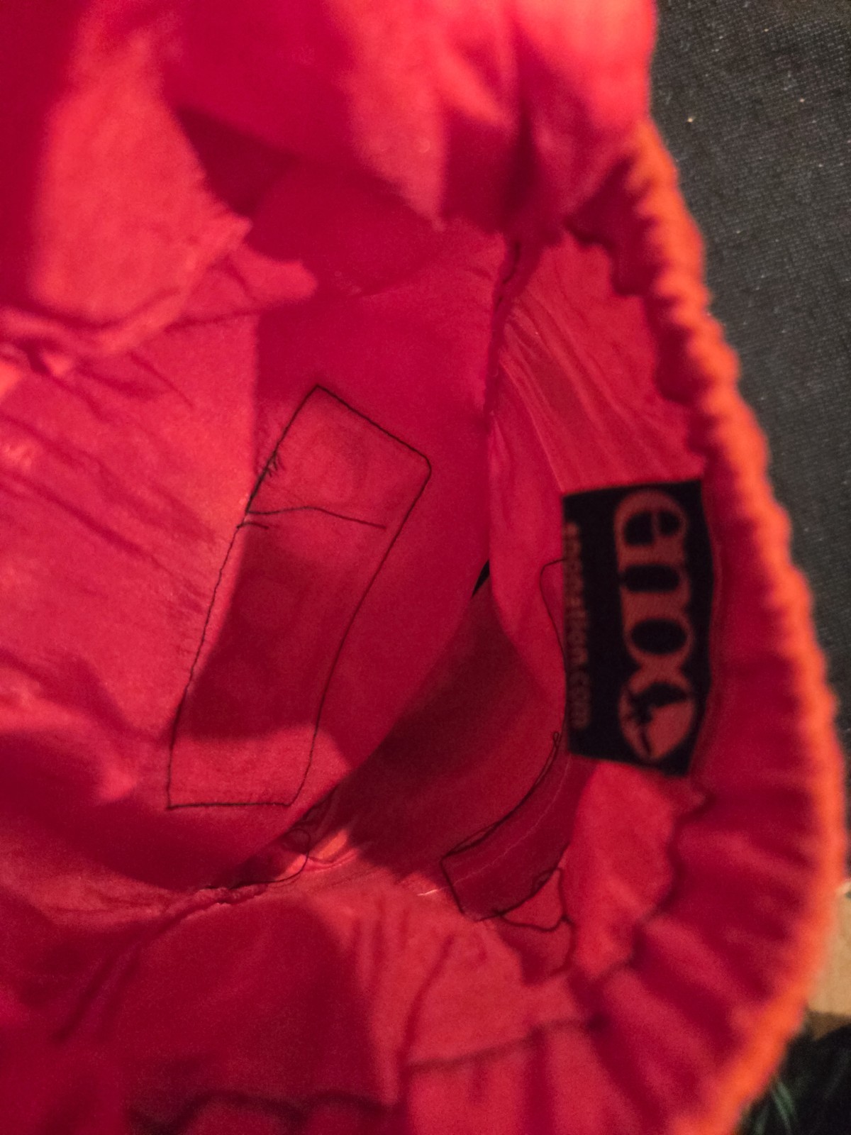 Eno Double Nest Hammock With Atlas Strap Suspension System Red/yellow