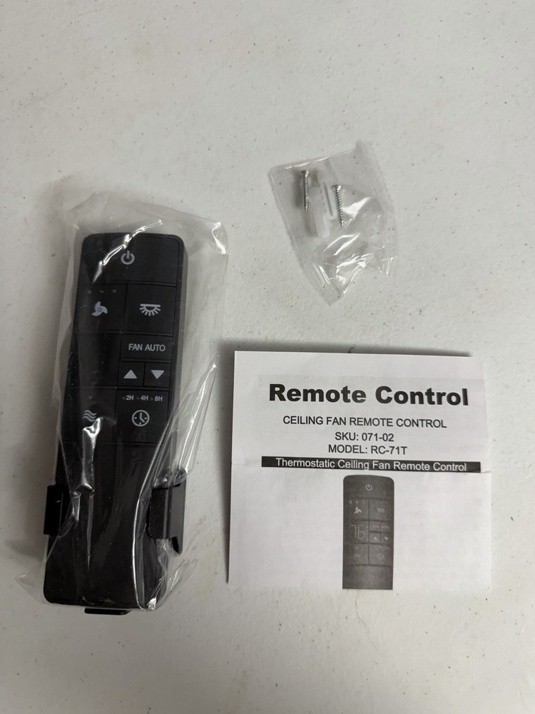 Universal Ceiling Fan Remote Control RC-71T for Hampton Bay Home Decorators