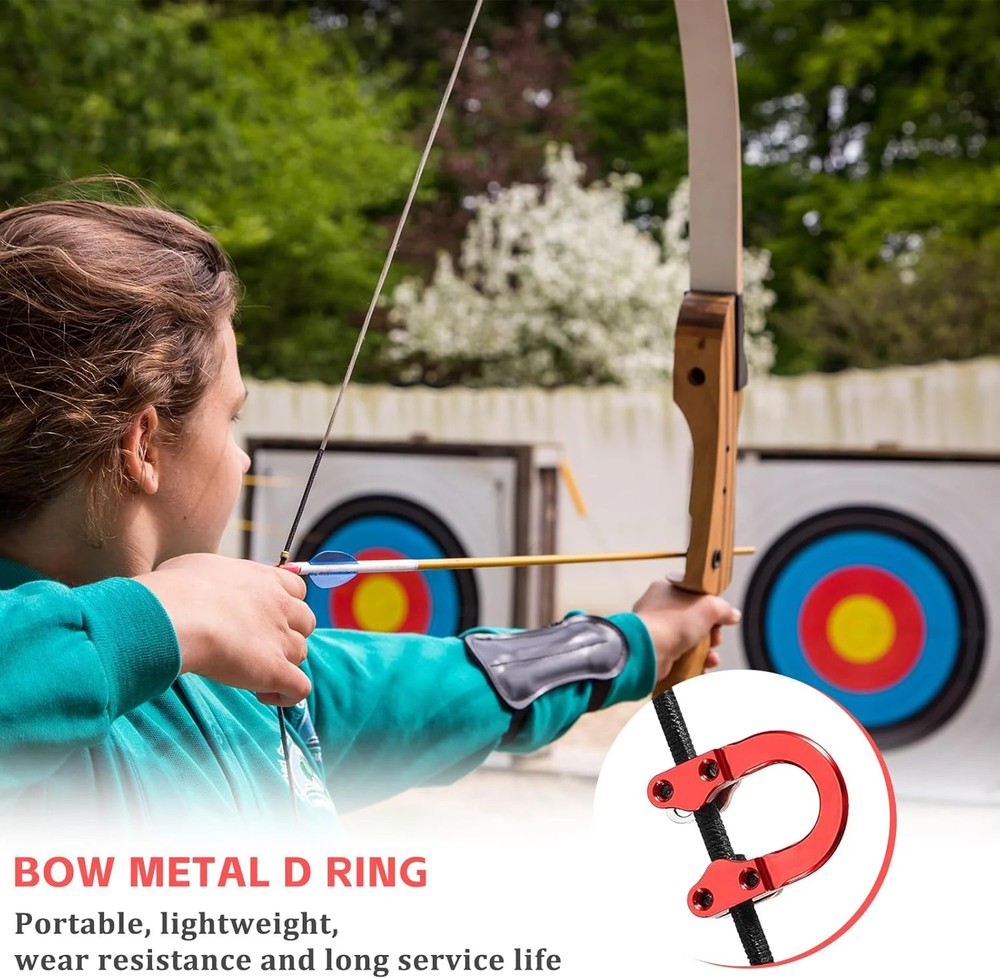 Bow D Loop Metal U Nock D Ring Compound Archery Release Aid