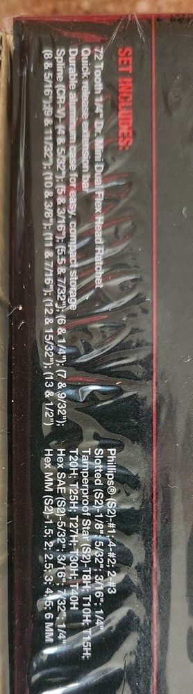 Sunex 44pc. Socket & Bit set W/ Mini Ratchet