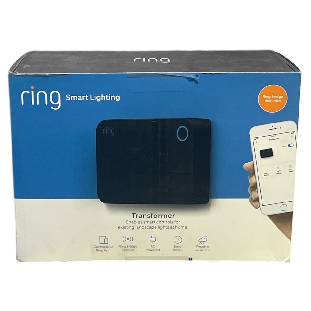 Ring Smart Low voltage Lighting Transformer(12-V x 15-V, 200W)