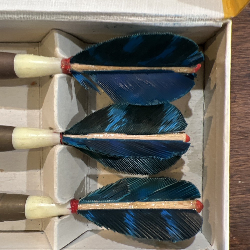 Unicorn Vintage Brass Darts plastic