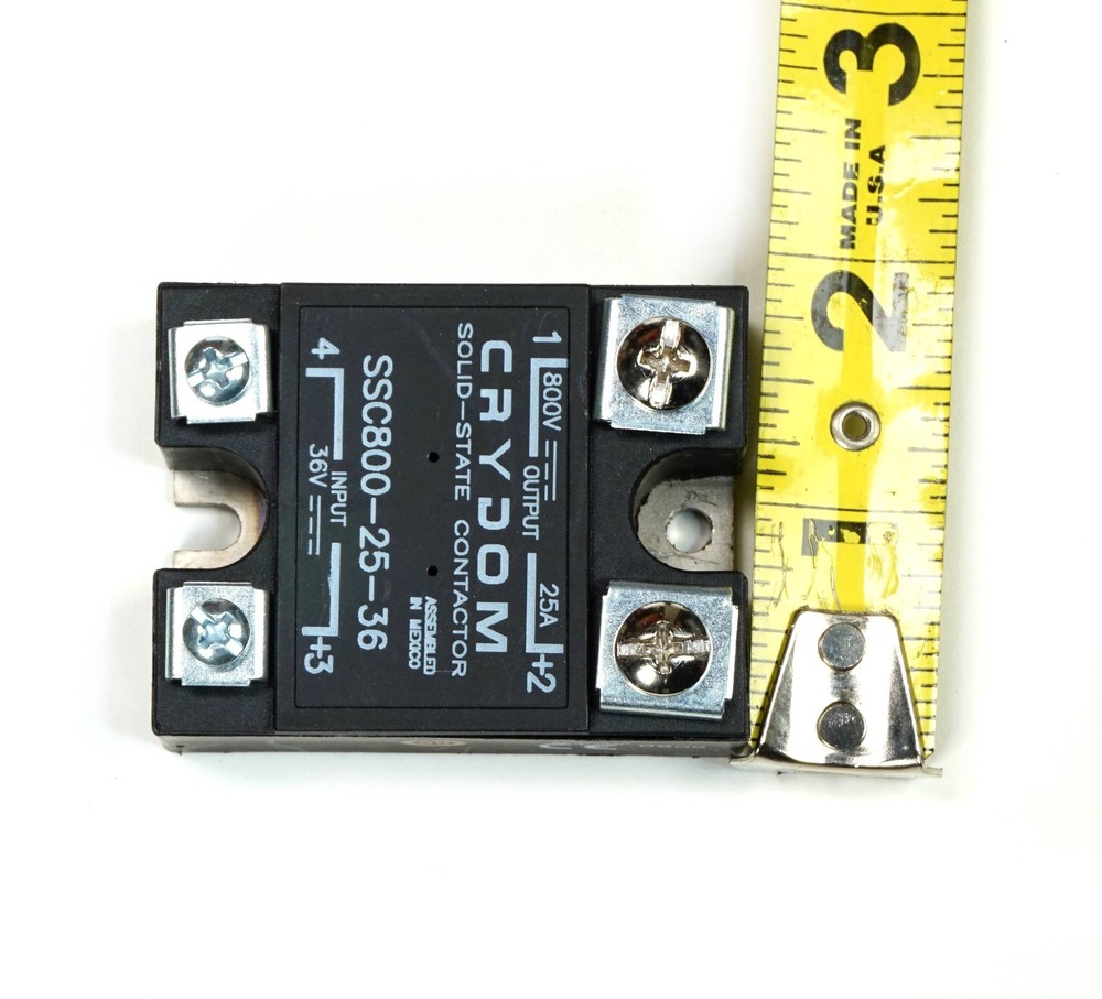 Crydom SSC800-25-36 Solid State Relay Output 800 VDC 25 Amp Input 36V