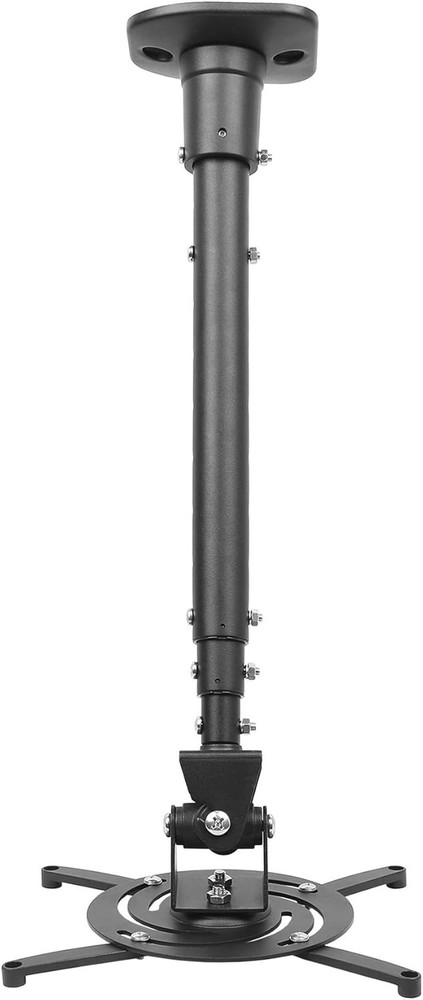 Full Motion Universal Ceiling Projector Mount Bracket with Adjustable Height ...