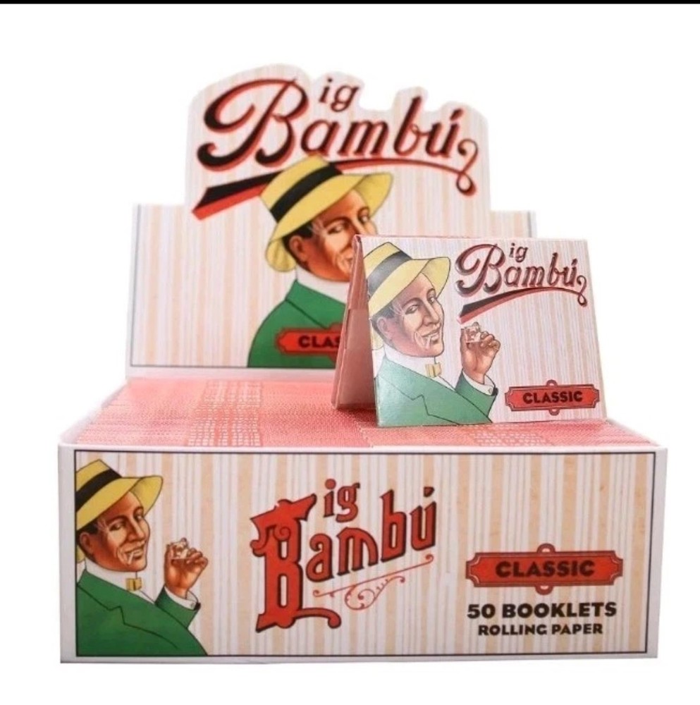 Big Bambu Classic Cigarette Rolling Papers! - 50 Packs!
