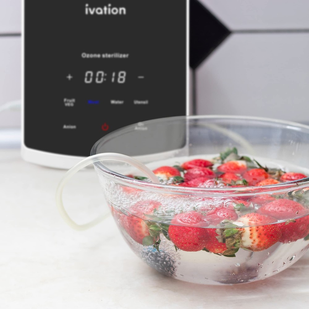 Ivation Ozone Generator, Water & Air Purifier, Sterilizer with Diffuser Stones