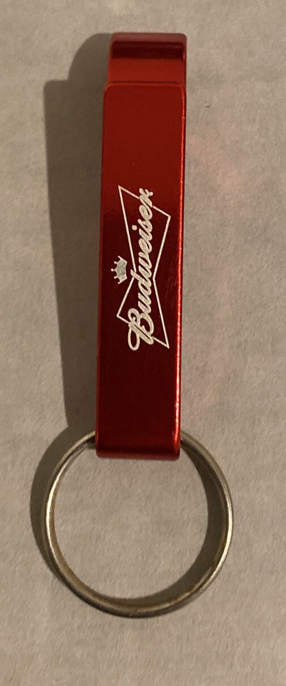 budweiser keyshain bottle opener