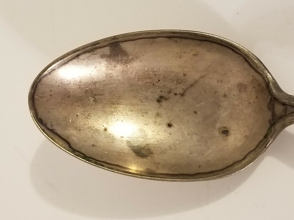 1880 Gorham Princess Louise Silverplate Mono Table Spoon