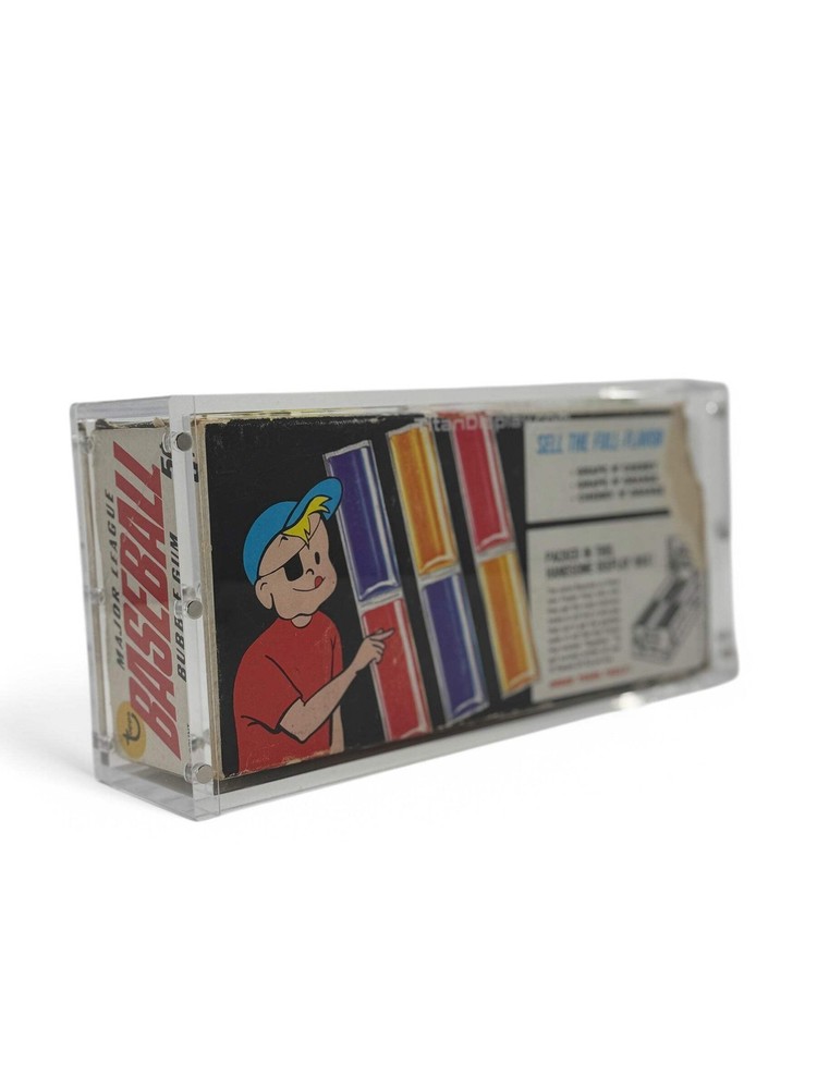 Stackable Premium Acrylic Display Case w/ Magnetic Lid for 60's Topps Wax Box