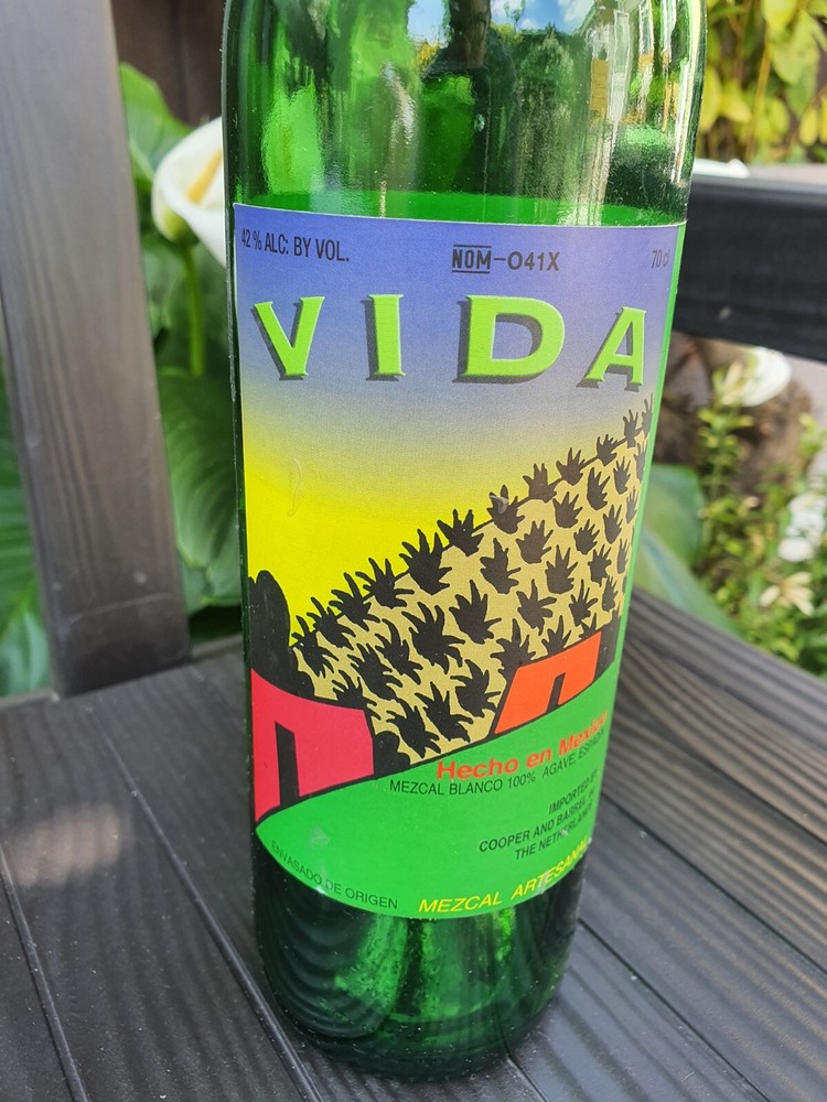 Vida Mezcal Empty Bottle Craft Upcycling