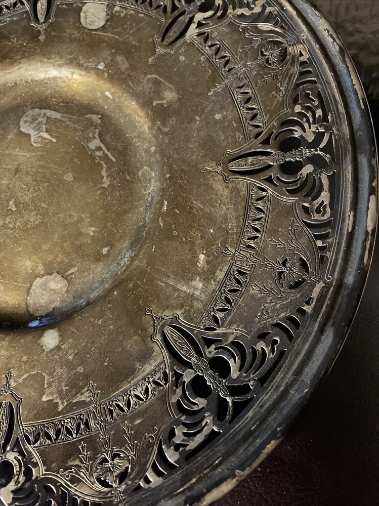 Vintage Benedict Silver plate #671 Butterfly Pattern Grannychic Cottagecore Boho