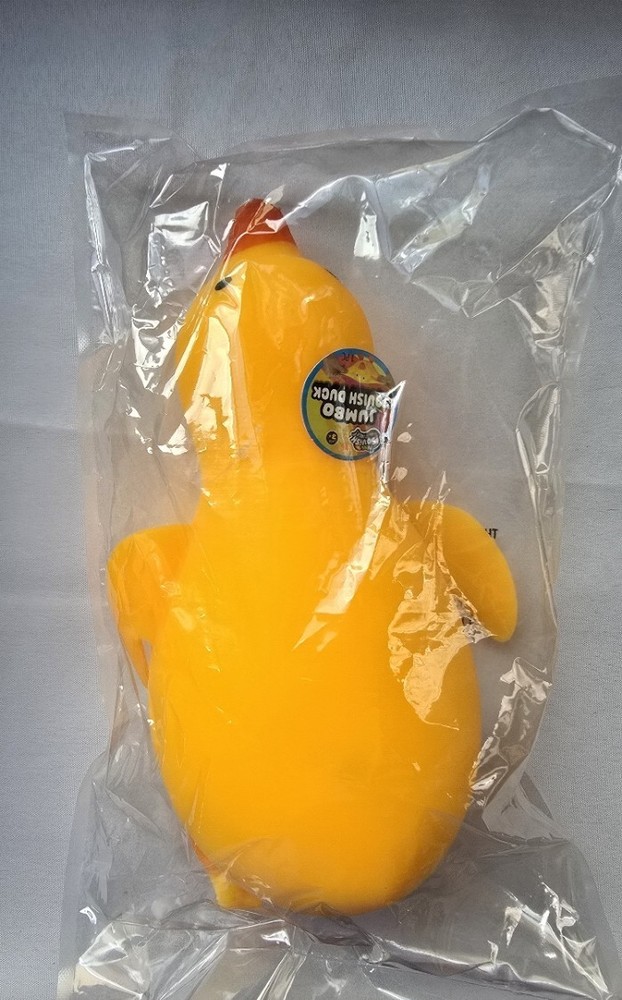 JA-RU JUMBO YELLOW SQUISH DUCK! NEW RELEASE!