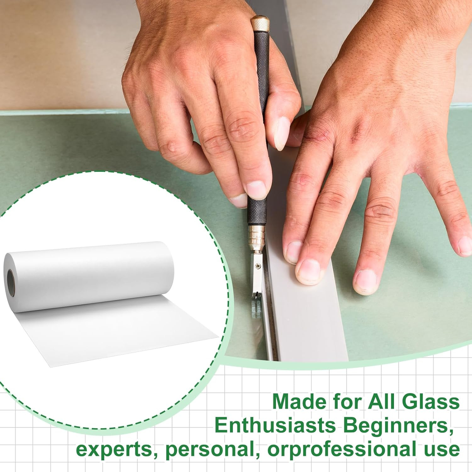 65 Ft X 20.5 Inch Thinfire Kiln Shelf Paper Roll - Ceramic Fiber Paper High Temp