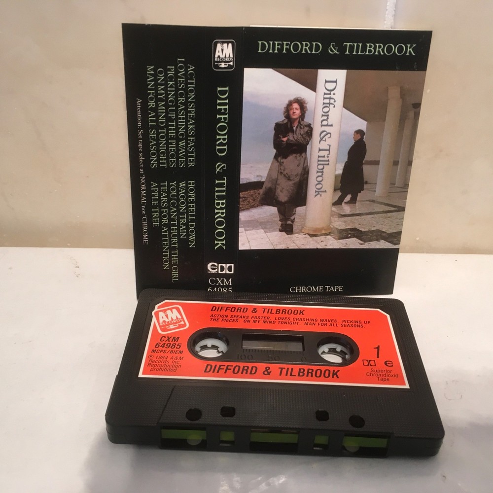 Difford & Tilbrook- Difford & Tilbrook (1984) Cassette Audio VG