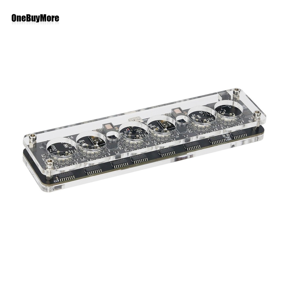 IN-14 6-Digit Nixie Tube Clock Desktop Clock Advanced Version w/ Remote Control