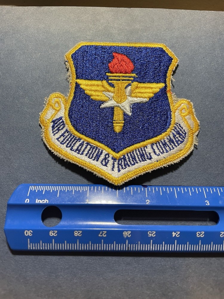 Military USAF Air Education & Training Command Patch Cut-edge Patch 3” Size