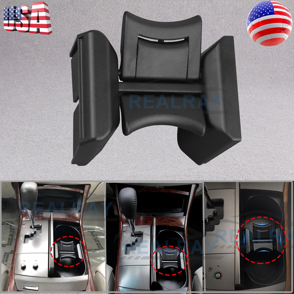 Center Console Cup Holder insert Divider For Toyota Avalon 2008 2009 2010 2011
