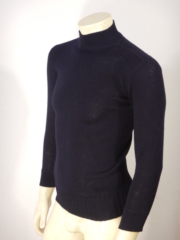 WWII US Navy Wool Knit Watch Deck Sweater Size 34