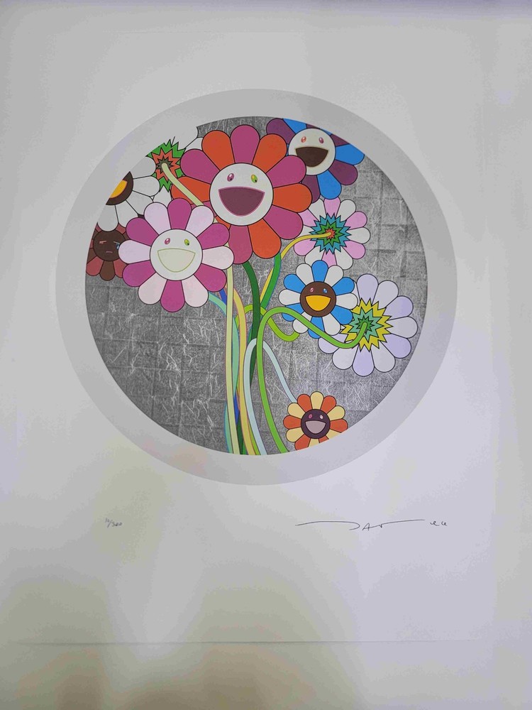 Takashi Murakami Litography off set cm 50x65 certified