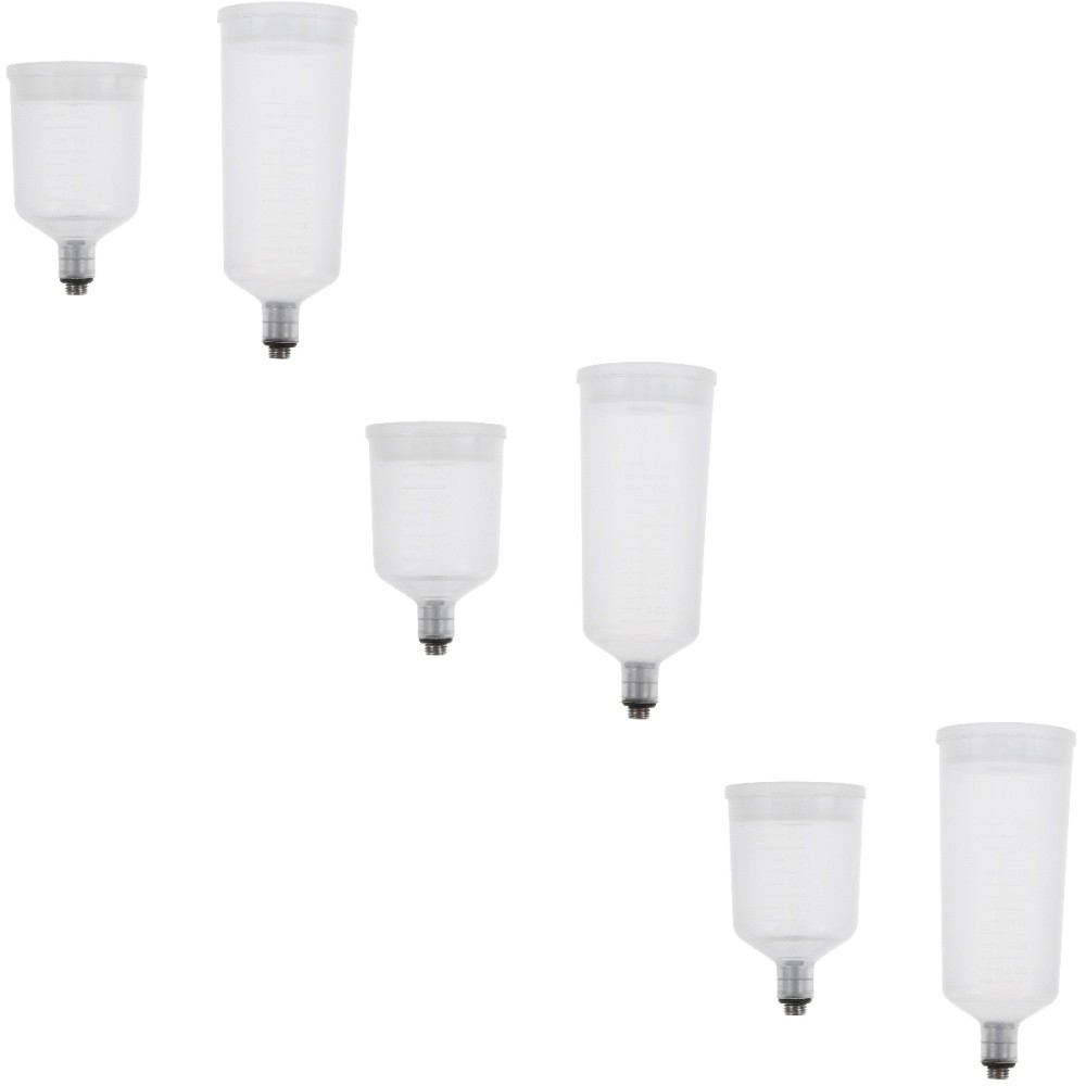 Set of 3 Airbrush Jar Container Split-type Paint Cup Replacement Part