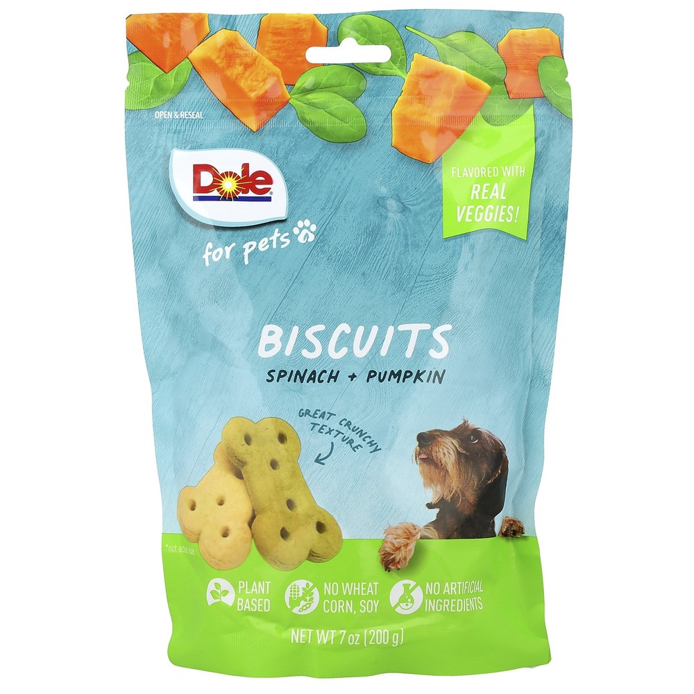 Biscuits, Spinach + Pumpkin , 7 oz (200 g)