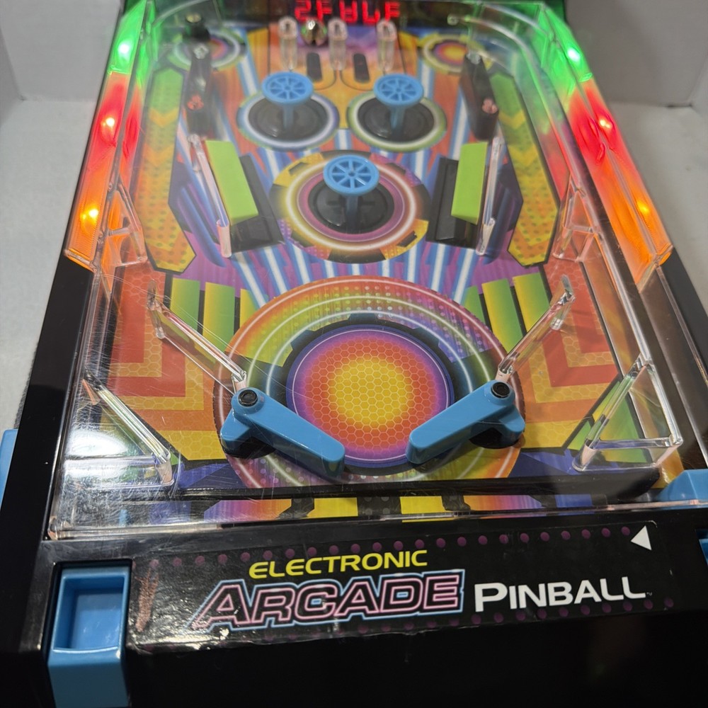 Electronic Arcade Tabletop Pinball Machine Sounds Lights