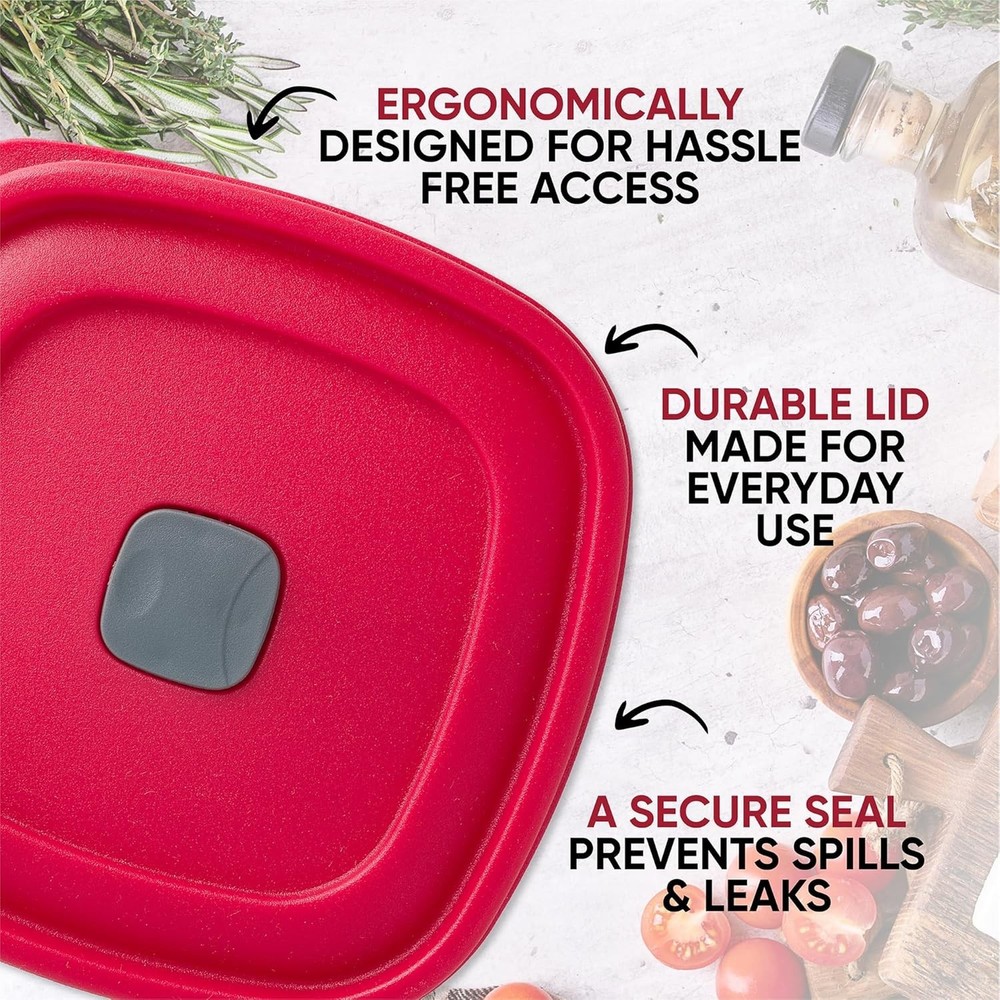 Replacement Lids for Rubbermaid Vented Food Storage Containers 3/5/7 Cup