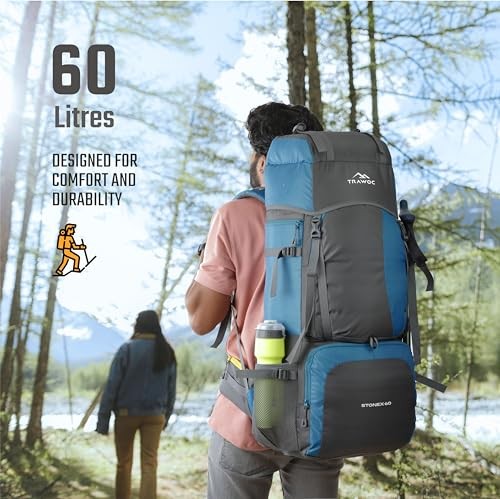 60 Ltr Rucksack Blue