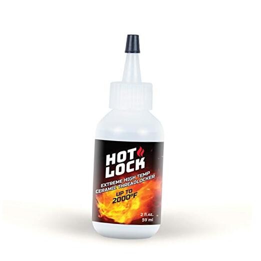 19960 Hot-Lock Extreme High Temperature Threadlocker, Translucent
